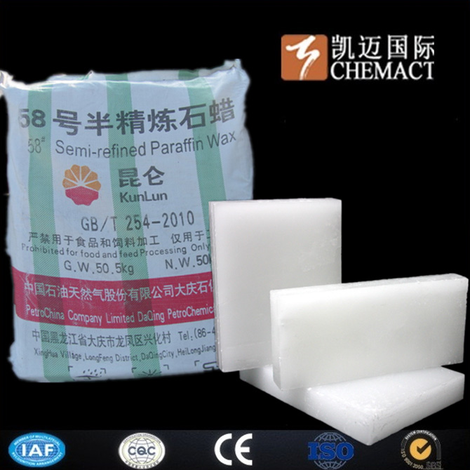 Semi Refined Paraffin Wax 58-60